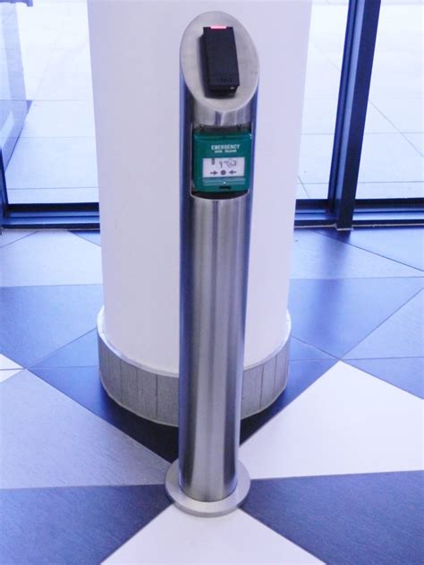 access control card reader pedestal|gate pedestal for card reader.